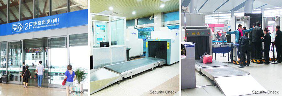 жд вокзал Китая контроль безопасности