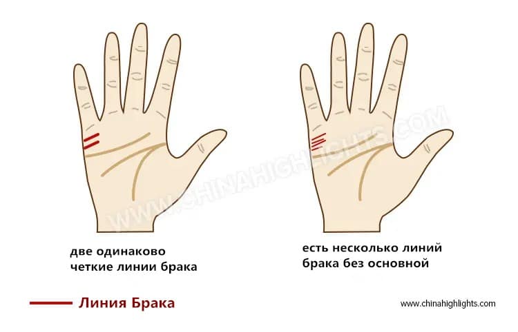 линия брака